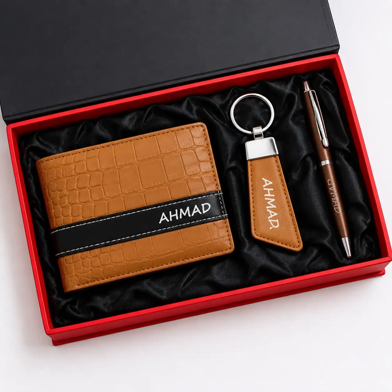 With Pen and Keychain